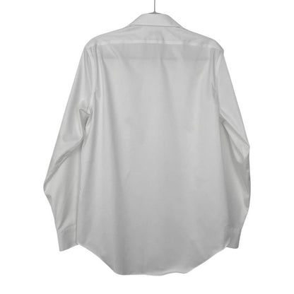 Calvin Klein Mens White Slim Fit Button Down Dress Shirt