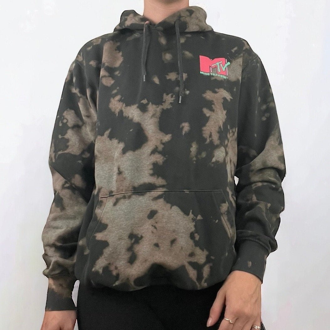 Divided MTV Tie Dye Hoodie Sweatshirt