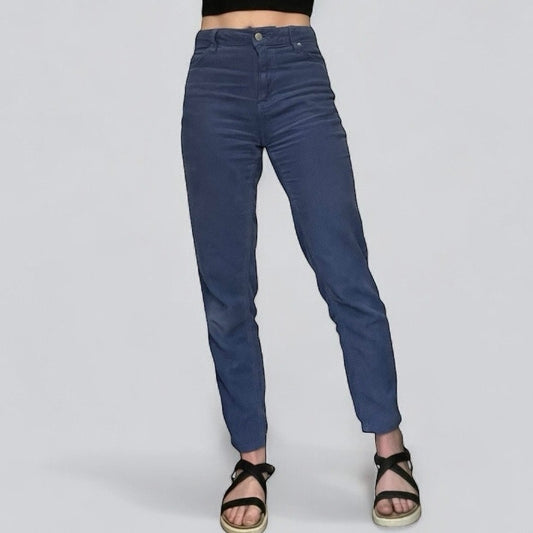 BDG Blue Corduroy Mom High-Rise Pants