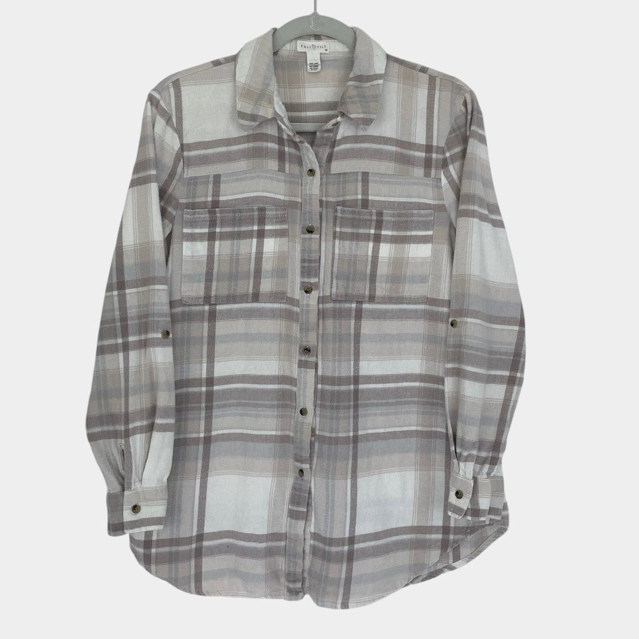 Full Tilt Plaid Button Down Flannel Shirt