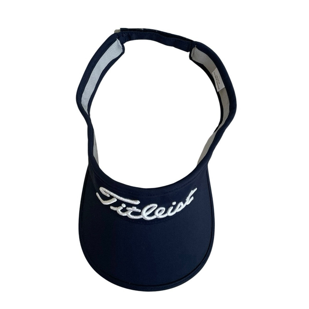 Titleist Navy Blue & White Embroidered Golf Visor