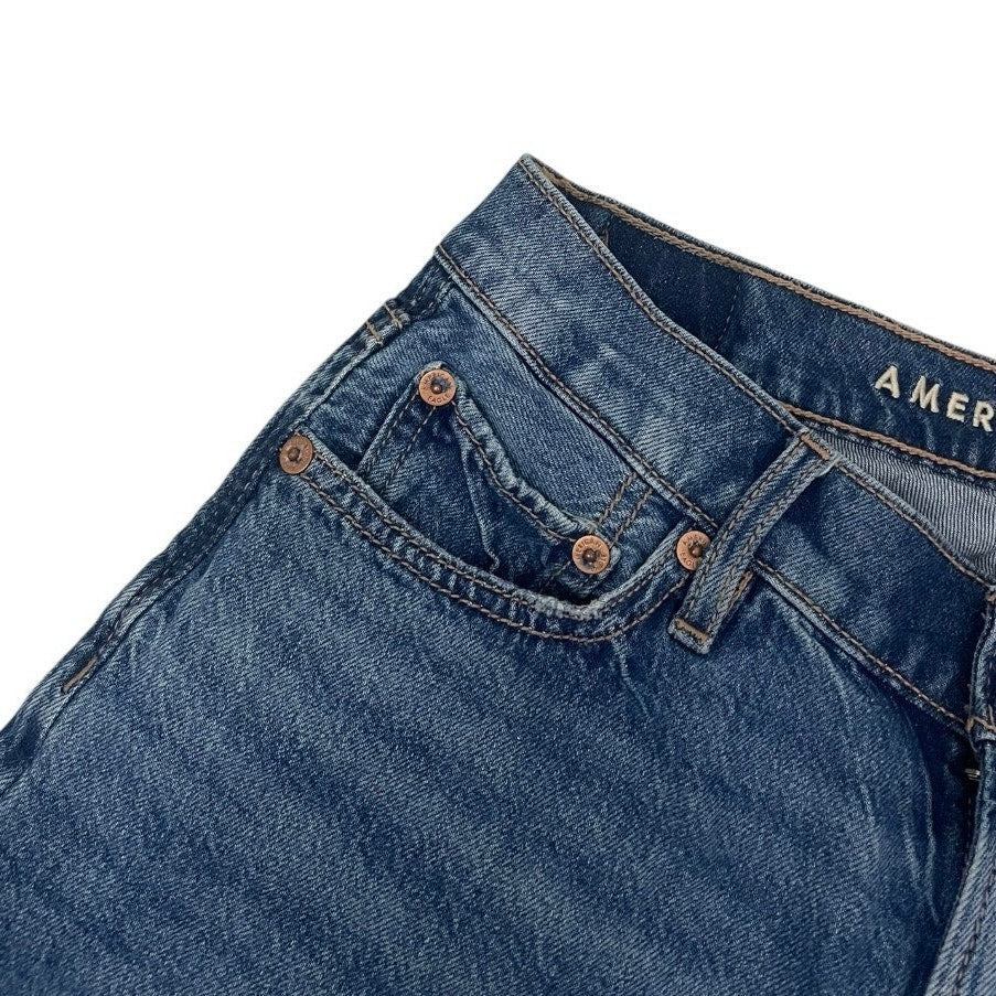 American Eagle Strigid Relaxed Mini Jean Shorts