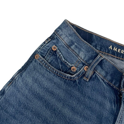 American Eagle Strigid Relaxed Mini Jean Shorts