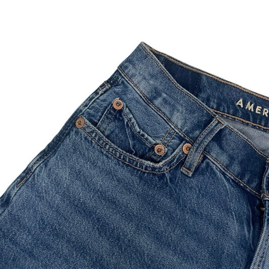 American Eagle Strigid Relaxed Mini Jean Shorts