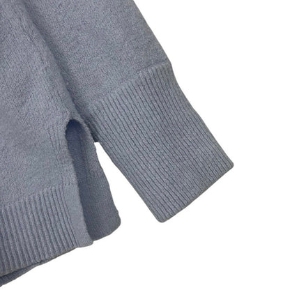 LOFT Light Blue V-Neck Knit Sweater
