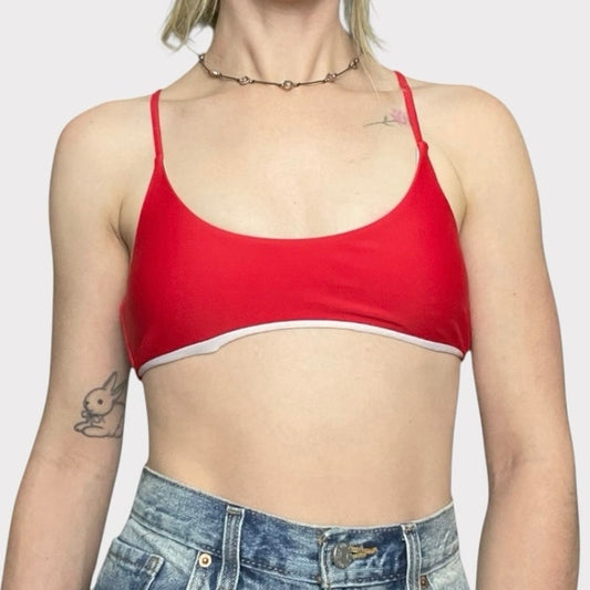 Red Padded Bikini Top