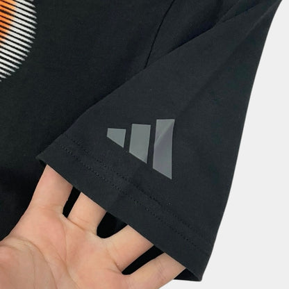 NWT Adidas Boys' Distortion Black Multi Sport Graphic Tee