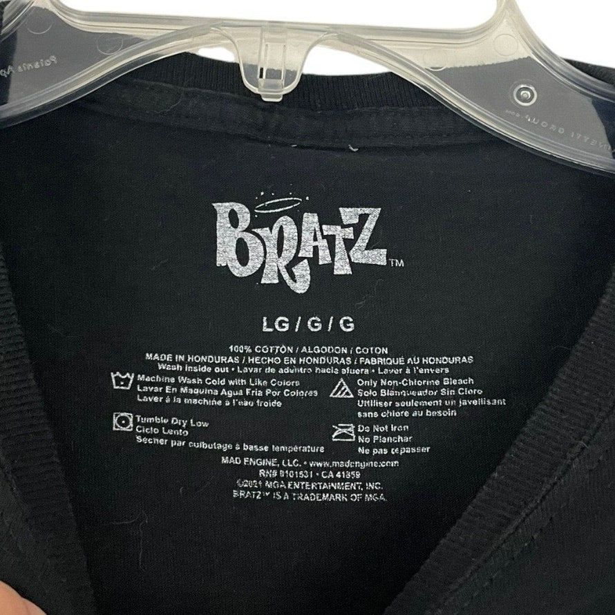 Bratz Black Graphic Short Sleeve Y2K Tee