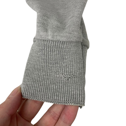 Ralph Lauren Grey Cropped Long Sleeve Top