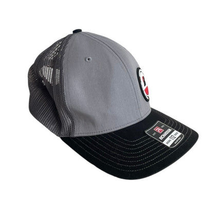 Richardson Mens Grey & Black Bridgestone 112 Trucker Hat