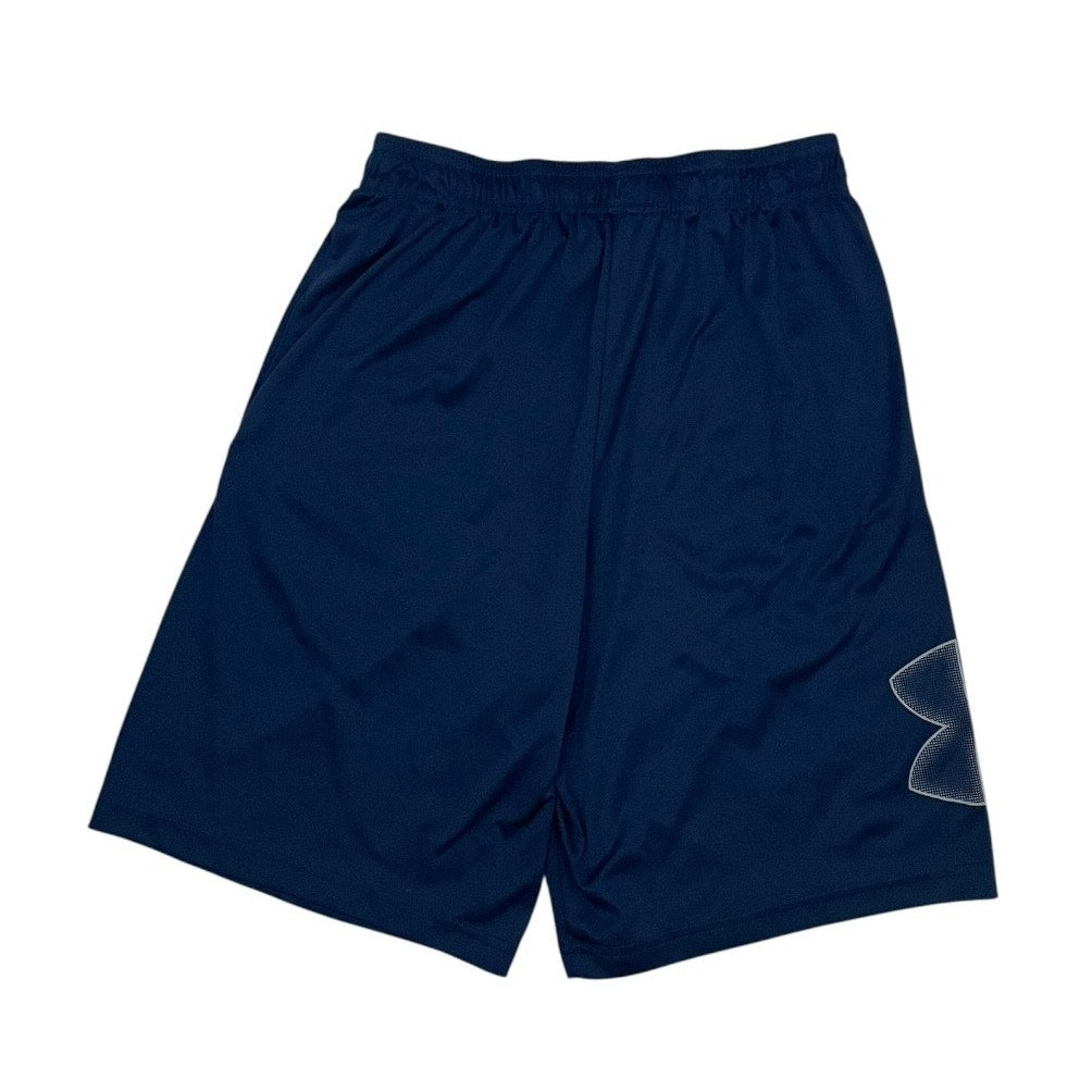 Under Armour Mens Navy Blue Loose Fit Athletic Shorts