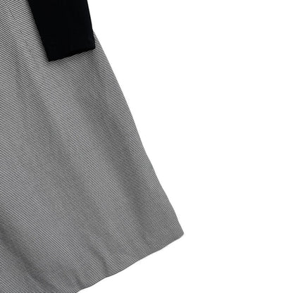 Doncaster Black & White Houndstooth Cropped Sleeve Dress