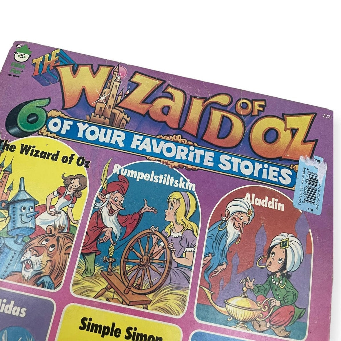 The Wizard of Oz 6 of Your Favorite Stories Vinyl Record