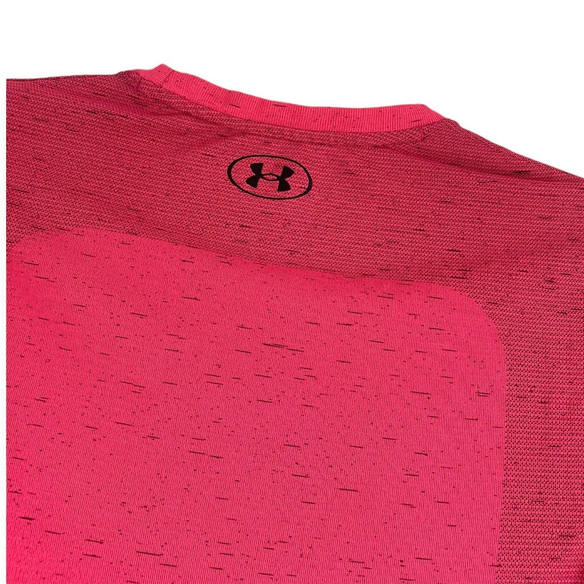 Under Armour Mens Fitted Bright Neon Pink Active Short Sleeve Top