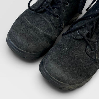 Lands' End Black Suede Hiking Boots
