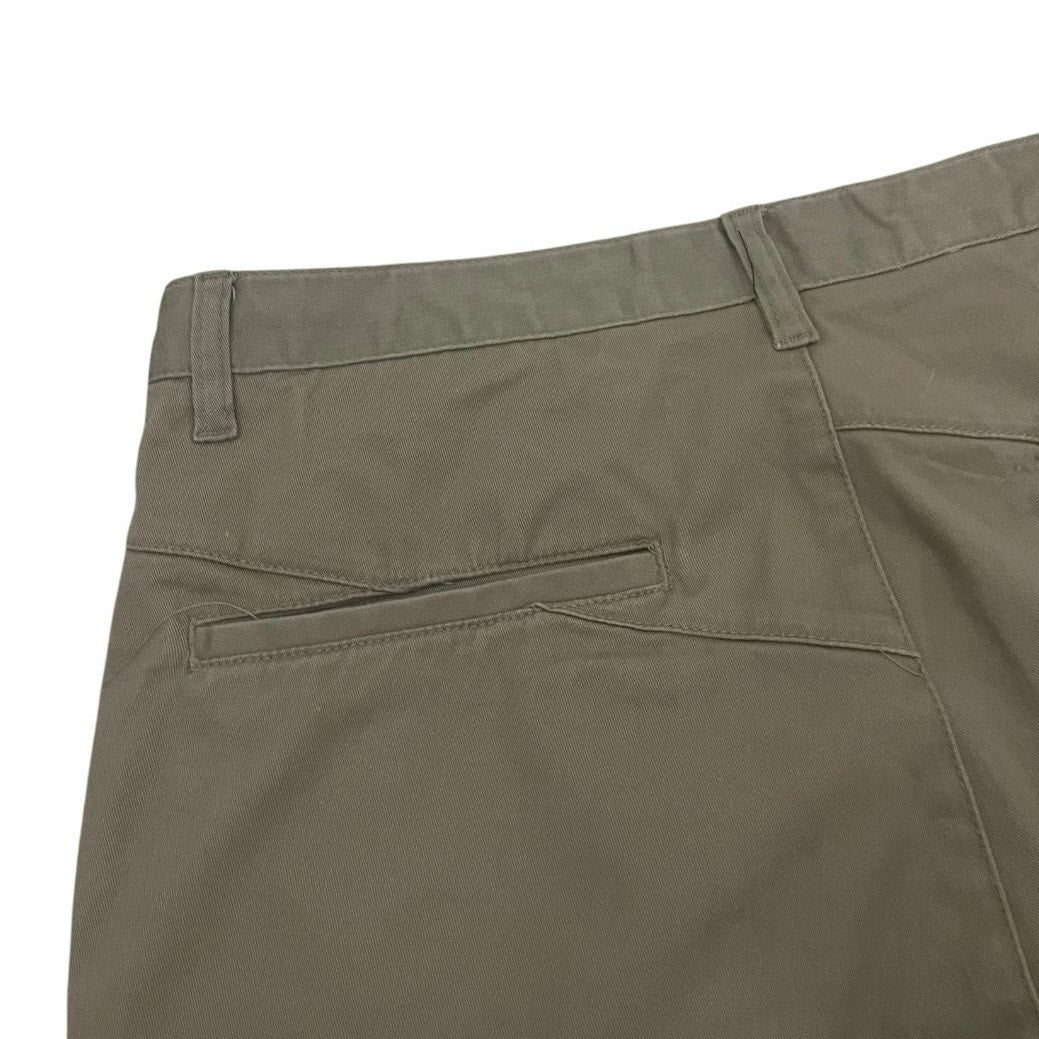 Volcom Mens Khaki Chino Flat Front Shorts