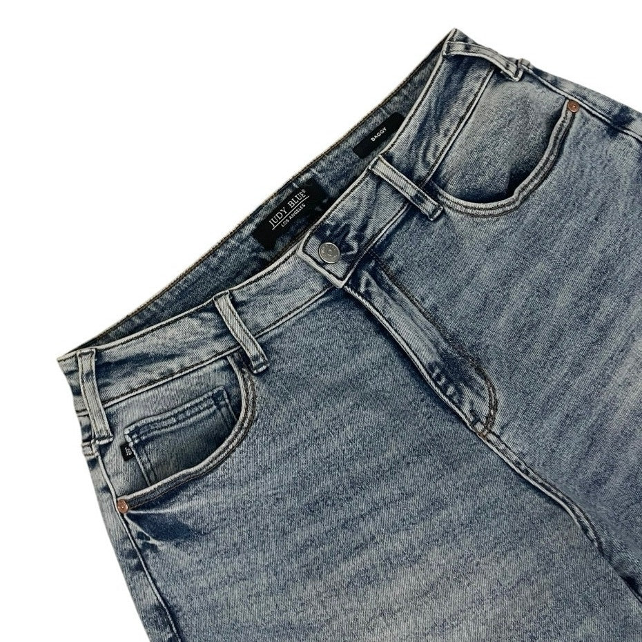 Judy Blue Stone Wash Baggy Jeans