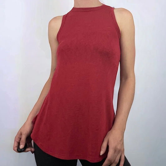 Athleta Soft Red Tank Top Blouse