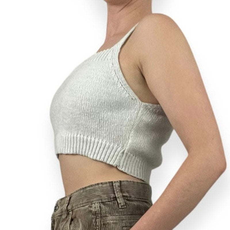 SHEIN Soft Cropped Knit Tank Top