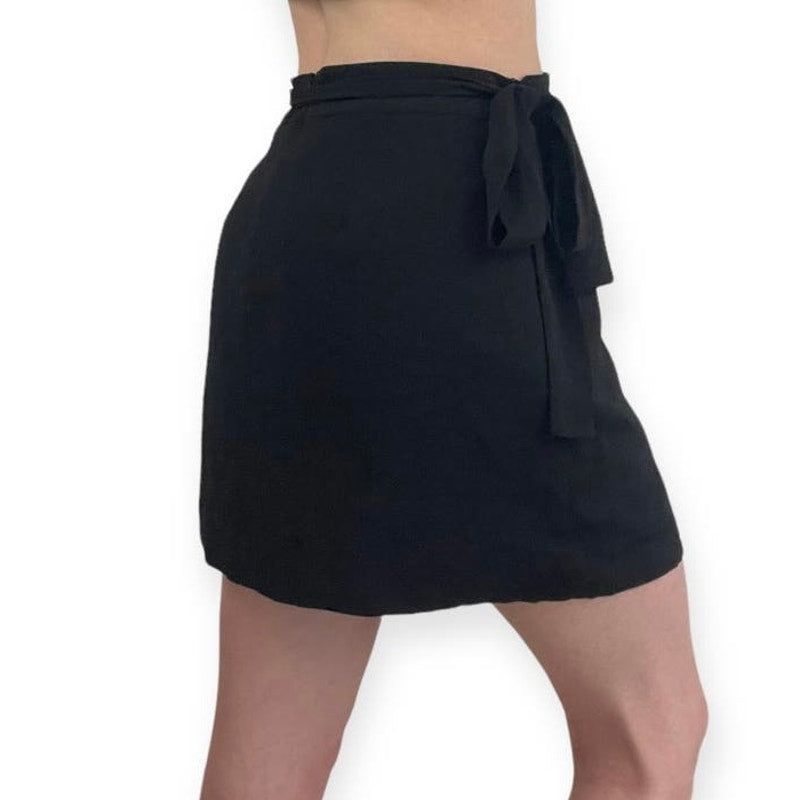 NWT Naked Zebra Black Run Away Mini Skirt