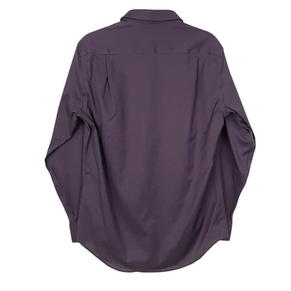 Kenneth Cole Mens Purple Long Sleeve Slim Fit Button Down Dress Shirt