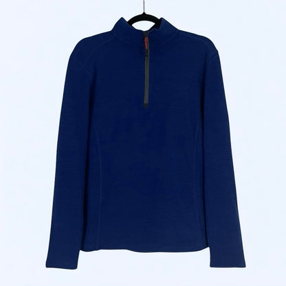 NWT Avalanche Mens Soft Blue Quarter Zip Sweatshirt