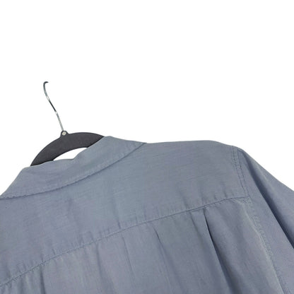 Cremieux Classics Mens Blue Short Sleeve Button Down Shirt