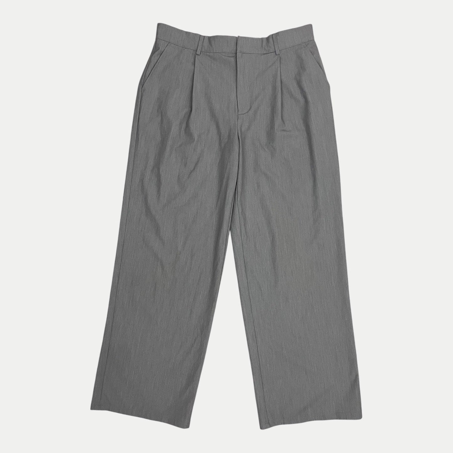 Cotton On Grey Wide Leg High Rise Trousers