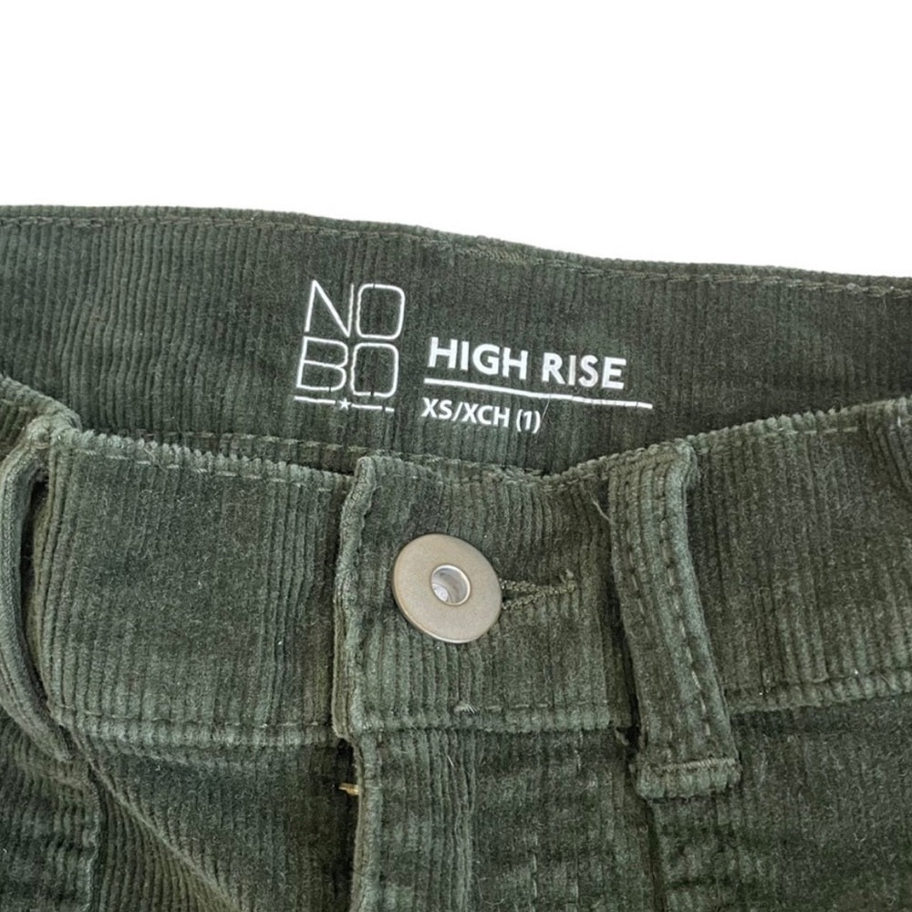 NOBO Green Corduroy Mini Skirt