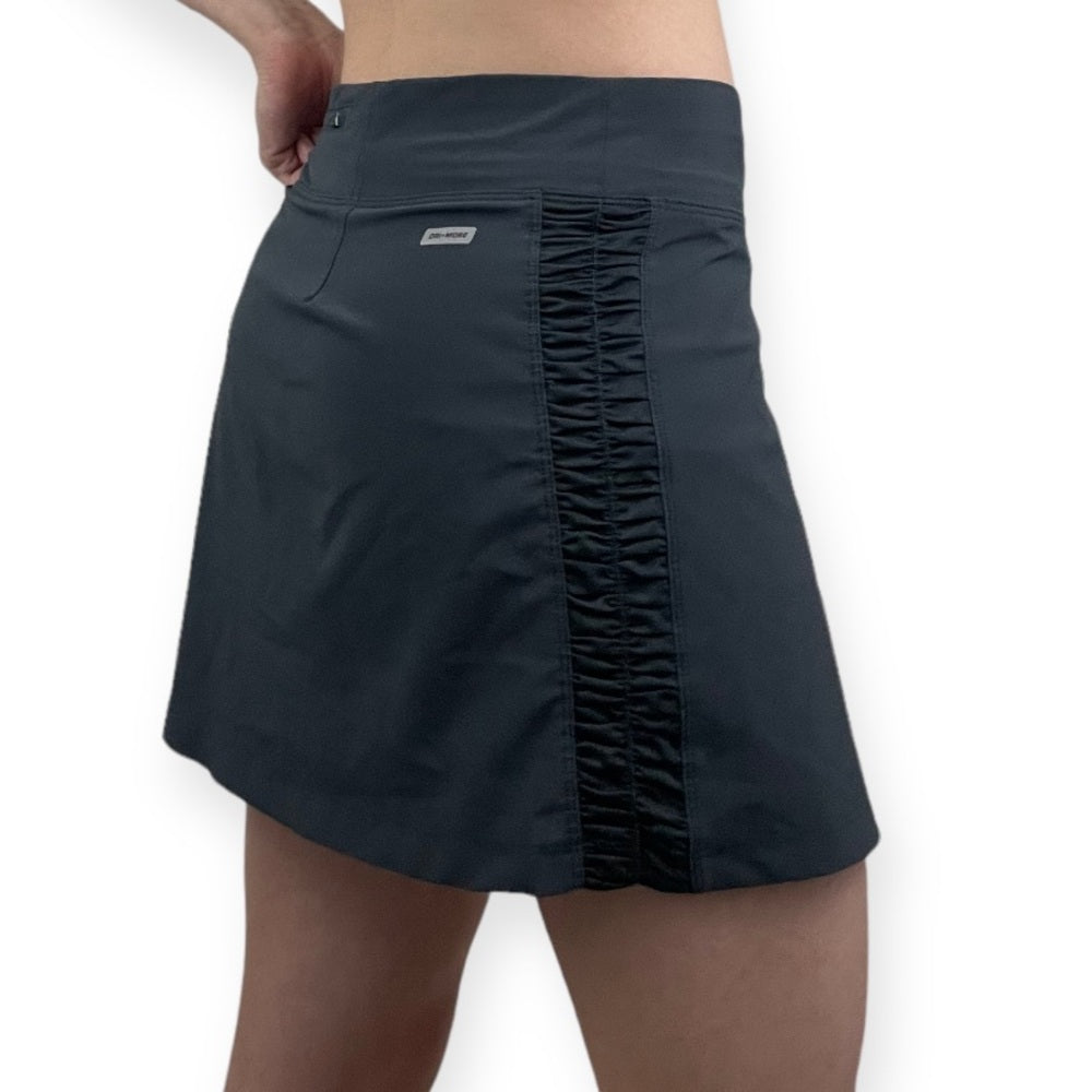 Danskin Now Semi-Fitted Dark Grey Dri More Active Mini Skirt