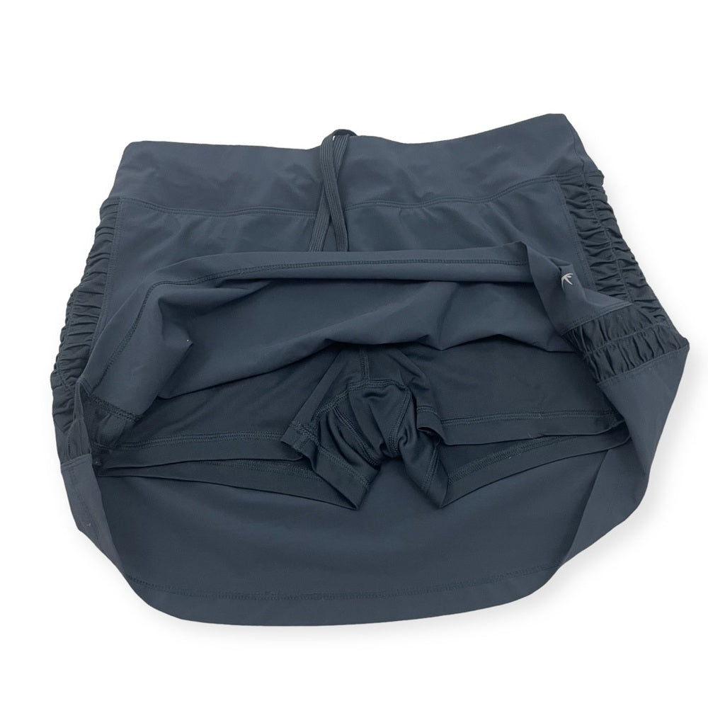 Danskin Now Semi-Fitted Dark Grey Dri More Active Mini Skirt