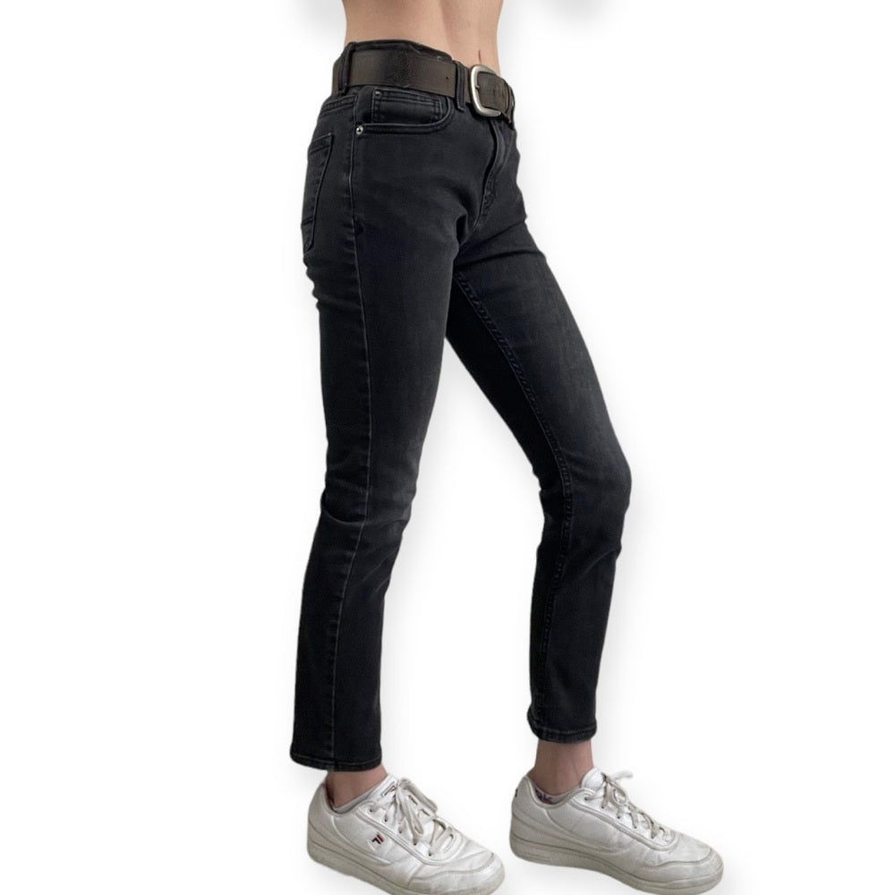 Cat & Jack Juniors Black Stretch Taper Jeans