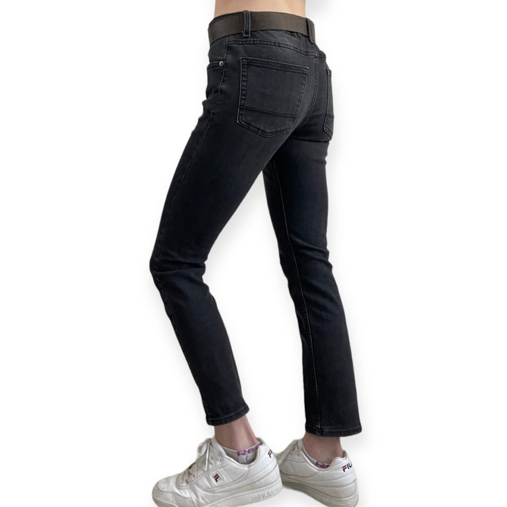 Cat & Jack Juniors Black Stretch Taper Jeans