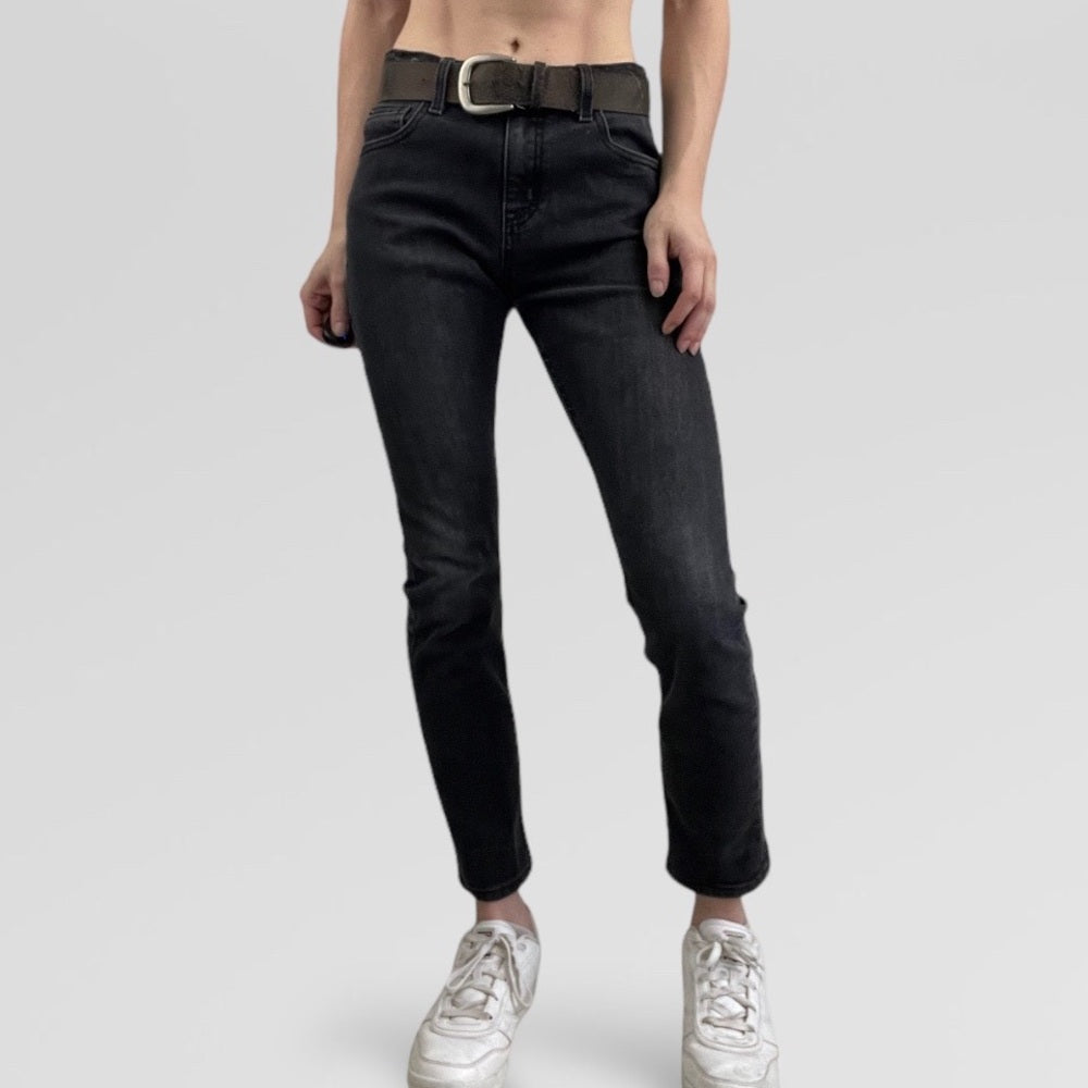 Cat & Jack Juniors Black Stretch Taper Jeans